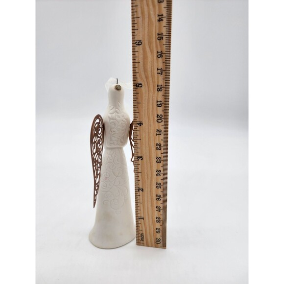 HALLMARK 2013 PORCELAIN & METAL ORNAMENT~CARING ANGEL - Picture 5 of 6